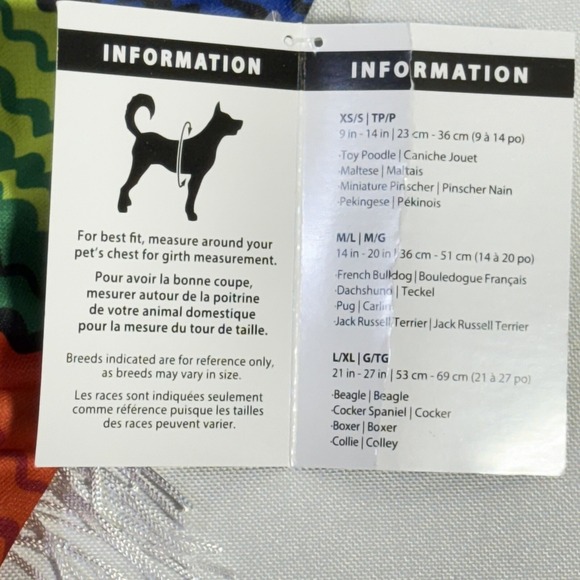 NWT Party Dog Mexican Sombero Poncho‎ Halloween Costume L/XL - Picture 4 of 6